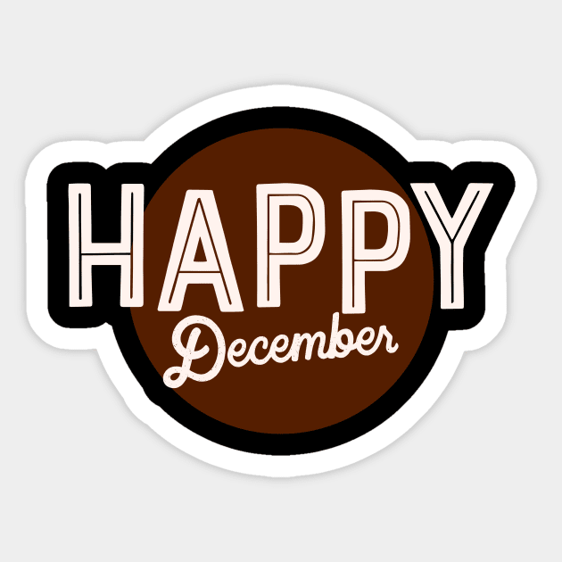 Happy December Sticker by NICHE&NICHE